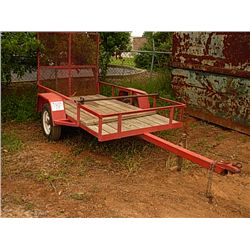 SHOPBUILT 8' S/A TAG TRAILER W/TAILGATE