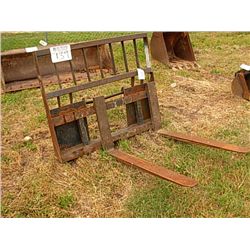 FORK ATTACH FITS SKID STEER