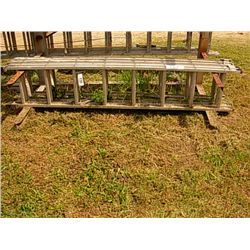 (1) LOT 2 EXTENSION LADDERS