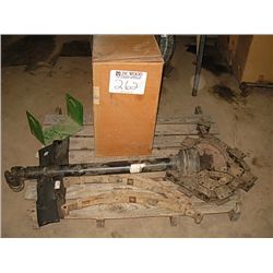 (1) LOT TRENCHER PARTS & CHAIN