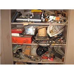 METAL CABINET W/PARTS