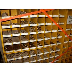 (1) LOT HOSE FITTINGS W/BINS