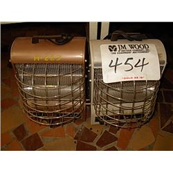(1) LOT 2 ELECTRIC HEATERS