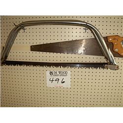 (1) LOT HAND & BOW SAWS