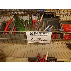 (1) LOT HAMMER DRILL BITS