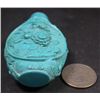 Image 5 : MWF1191 Handcarved Chinese Turquoise Blue Jade Snuff Bo