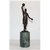 Image 1 : Towering Basketball Player Bronze Sculpture After Mil