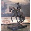 Image 2 : Stunning Bronze Sculpture Cowboy on Horseback