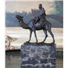 Image 2 : Excellent Camel & Rider Bronze Sculpture After L. Car