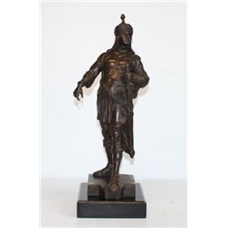 Magnificent Bronze Sculpture Arabian Knight
