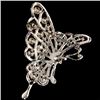 Image 2 : Swarovski Crystal Golden Butterfly Brooch Pin