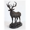 Image 2 : Large Bronze Sculpture Standing Elk