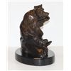 Image 2 : Magnificent Bronze Sculpture Grizzly Bear Mother & Cub