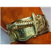Unique Vintage Brass Cuff Bracelet