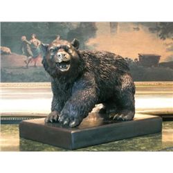 Majestic Bronze Sculpture Trophy Black Bear