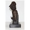 Image 4 : Beautiful Horned Hooved Mermaid Bronze Sculpture Afte