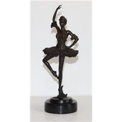 Stunning Bronze Sculpture Ballerina Dancer