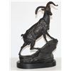 Image 1 : Regal Bronze Sculpture Ram on a Rock Edge