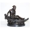 Image 1 : Unique Bronze Sculpture Native American Hunter