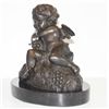 Image 2 : Dazzling Bronze Sculpture Bronze Cupid Cherub