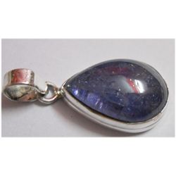 Natural 26.20 ctw Tanzanite Pendant .925 Sterling