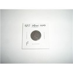 1897 Indian Head Penny RARE *FINE GRADE - NICE COIN*!!