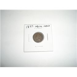 1897 Indian Head Penny RARE *PLEASE LOOK AT PICTURE TO DETERMINE GRADE - NICE COIN*!!