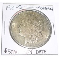 1921-S Morgan SILVER Dollar *RARE SEMI-KEY DATE PLEASE LOOK AT PICTURE TO DETERMINE GRADE*!!