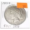 Image 1 : 1923-D Peace SILVER Dollar *RARE KEY DATE - PLEASE LOOK AT PICTURE TO DETERMINE GRADE*!!