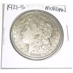 1921-S Morgan SILVER Dollar *PLEASE LOOK AT PICTURE TO DETERMINE GRADE*!!