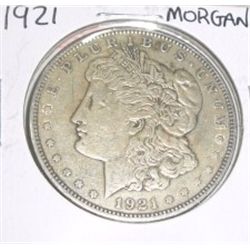 1921 Morgan SILVER Dollar *PLEASE LOOK AT PICTURE TO DETERMINE GRADE*!!