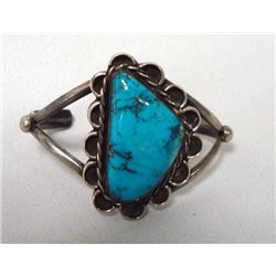 Navajo Sterling Turquoise Bracelet