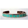 Image 1 : Zuni Sterling Channel Inlay Bracelet