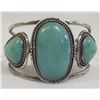 Image 1 : Navajo Sterling Turquoise Bracelet