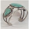 Image 2 : Navajo Sterling Turquoise Bracelet