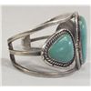 Image 3 : Navajo Sterling Turquoise Bracelet