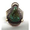 Image 3 : Navajo Green Turquoise Sterling Ring - Martinez
