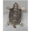 Image 2 : Navajo Sterling Turquoise Turtle Pin/Pendant - AJC