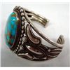 Image 3 : Navajo Sterling Turquoise Bracelet - Rick Martinez