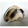 Image 3 : Navajo Turquoise Silver Channel Inlay Ring