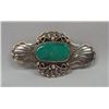 Image 1 : Navajo Turquoise Sterling Overlay Pin -A Cleveland
