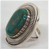 Image 1 : Navajo Sterling Turquoise Ring - Walter Vandever