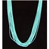 Image 4 : Navajo Turquoise Heishi 15 Strand Necklace