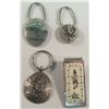 Image 1 : Navajo & Hopi 3 Key Chains 1 Money Clip