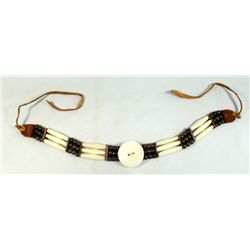 Indian Style Choker Necklace Bone Copper Beads