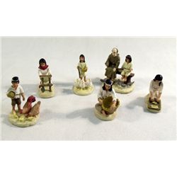 6 Mexican Miniature Figures