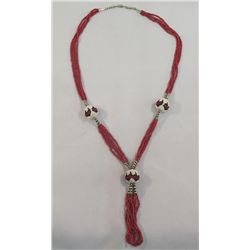 Navajo 4 Strand Hand Beaded Necklace