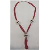 Image 1 : Navajo 4 Strand Hand Beaded Necklace