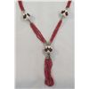 Image 2 : Navajo 4 Strand Hand Beaded Necklace