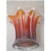Image 2 : Fenton Pulled Loop Squat Vase, Boggy Bajou 4 3/4''